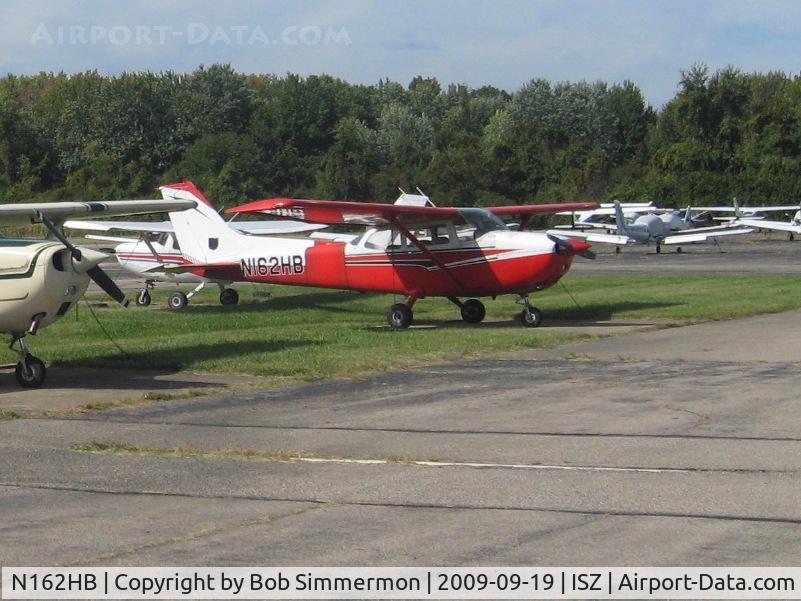 N162HB, 1975 Cessna 172M C/N 172-66417, On the ramp at Cincinnati Blue Ash