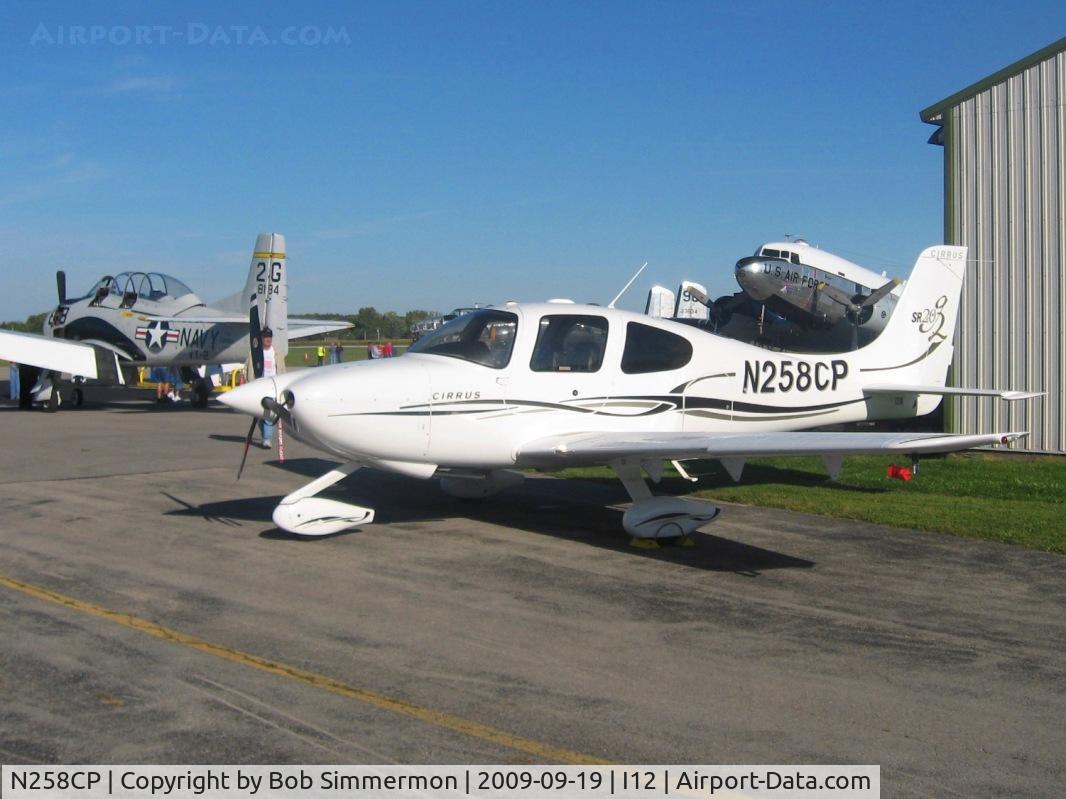 N258CP, 2006 Cirrus SR20 C/N 1744, On the ramp at Sidney, Ohio during the EAA fly-in.