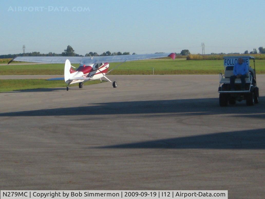N279MC, 1954 Cessna 170B C/N 26331, Hauling rides at the EAA fly-in at Sidney, Ohio.
