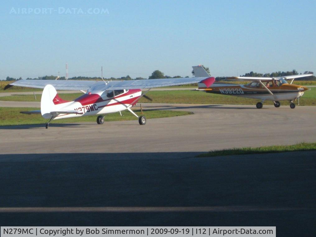 N279MC, 1954 Cessna 170B C/N 26331, Hauling rides at the EAA fly-in at Sidney, Ohio.