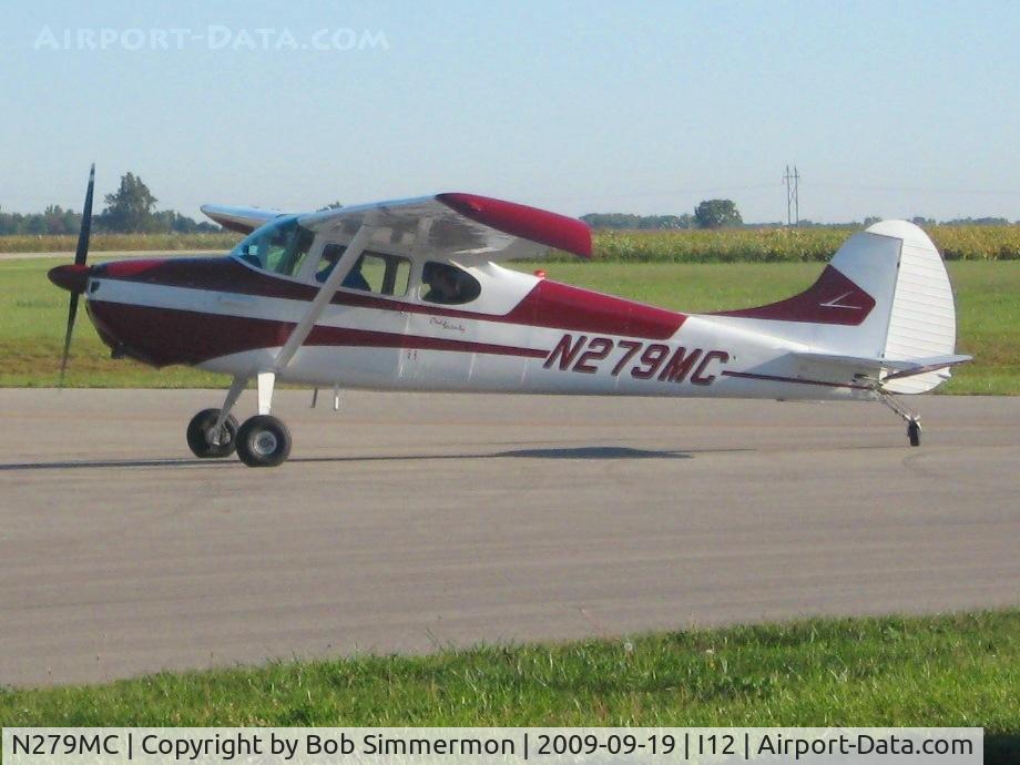 N279MC, 1954 Cessna 170B C/N 26331, Hauling rides at the EAA fly-in at Sidney, Ohio.