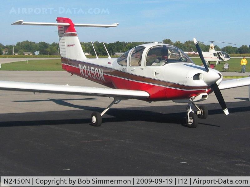 N2450N, 1979 Piper PA-38-112 Tomahawk Tomahawk C/N 38-79A0848, On the ramp at Cincinnati Blue Ash