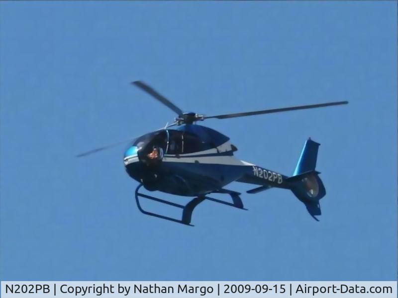 N202PB, 2000 Eurocopter EC-120B C/N 1084, Caught Flying over Sunset Cliffs, San Diego, CA