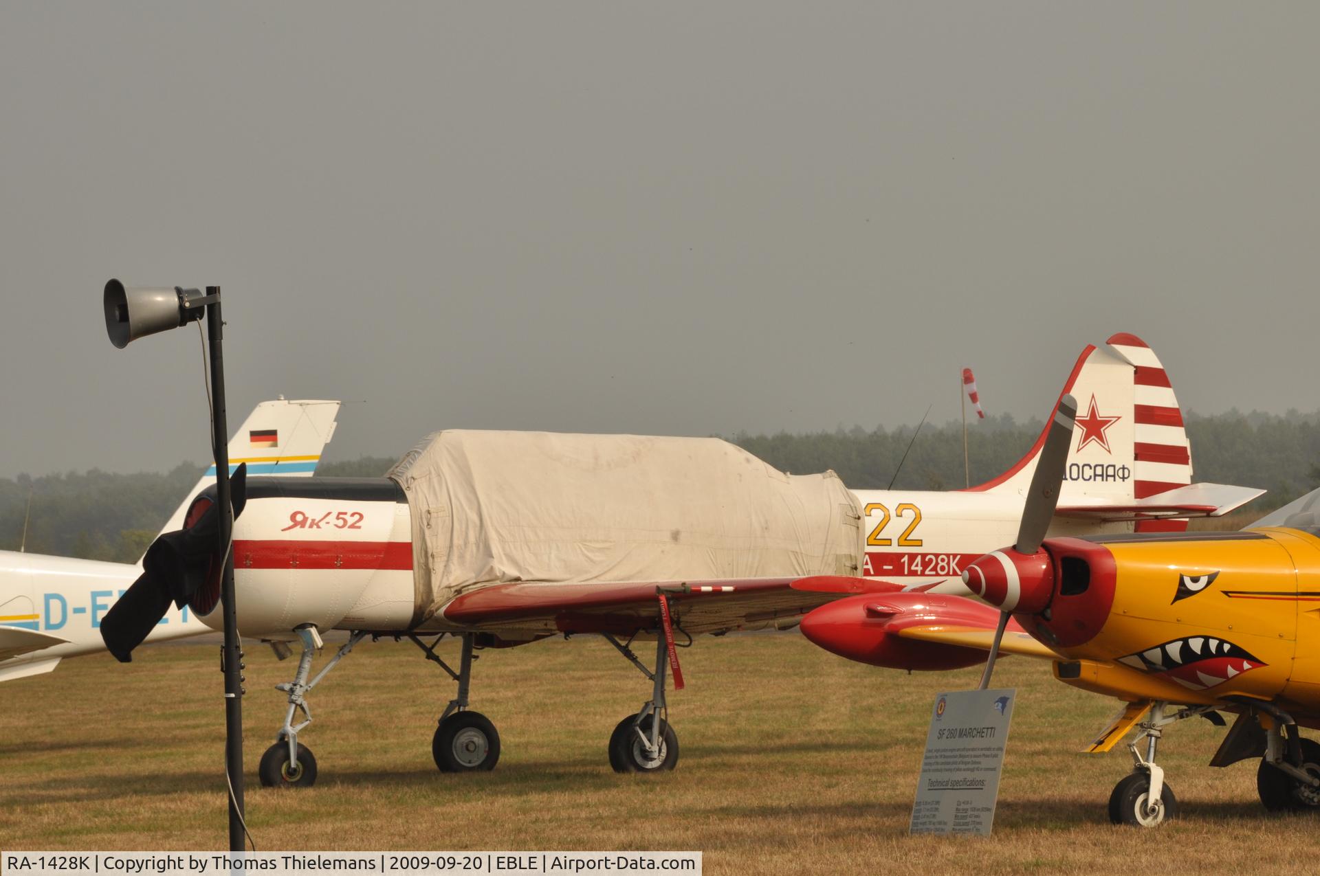 RA-1428K, 1990 Yakovlev Yak-52 C/N 9010410, Sanicole Airshow 2009