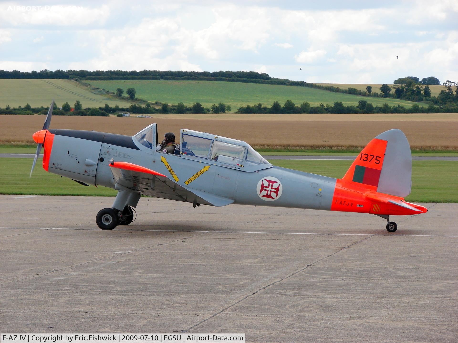 F-AZJV, 1961 OGMA DHC-1 Chipmunk T.20 C/N OGMA-65, 1. F-AZJV at Duxford Airport