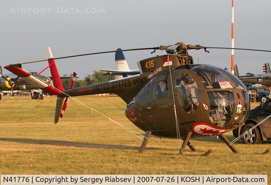 N41776, 1967 Hughes 369A (OH-6A) C/N 1080820, EAA AirVenture 2007