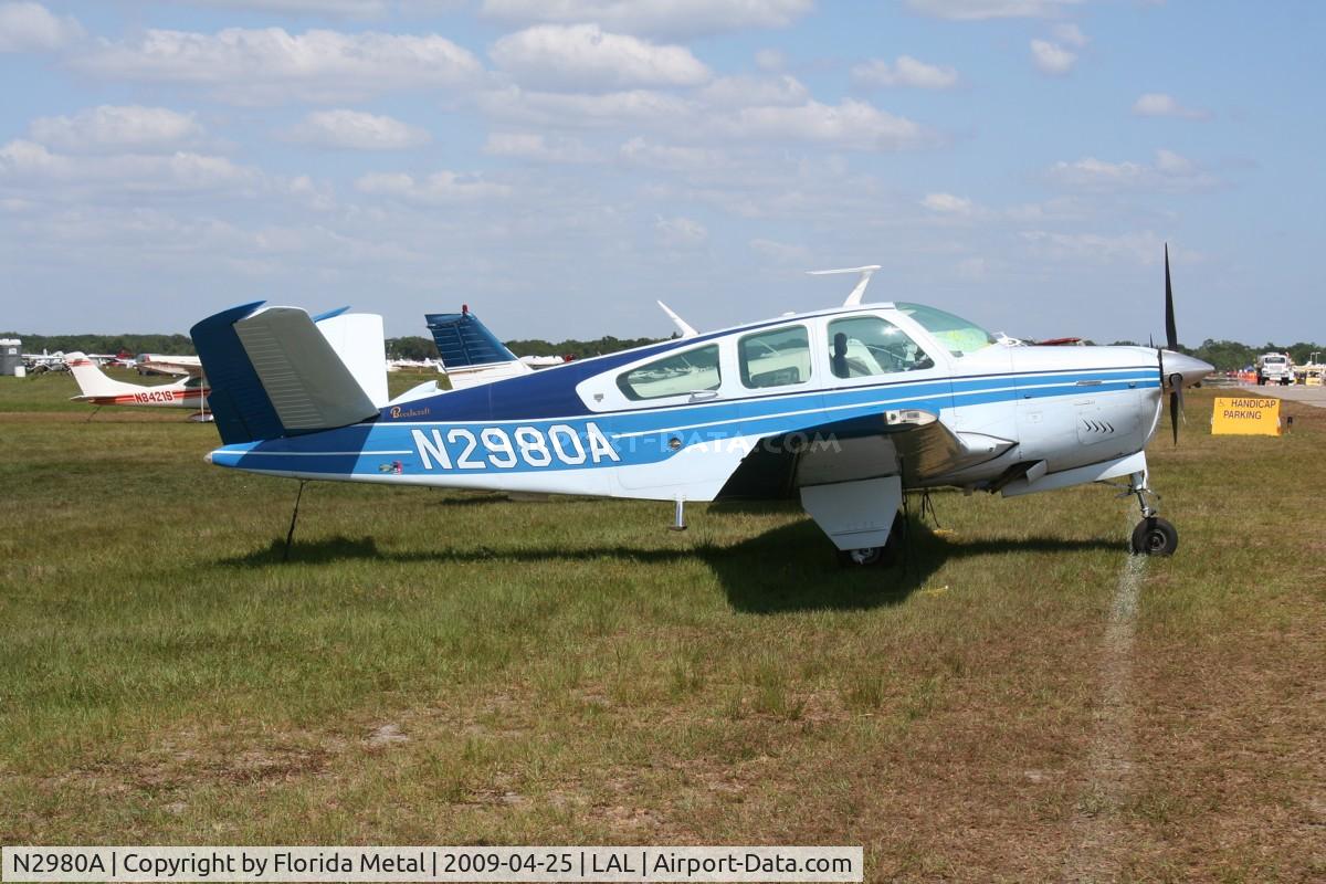 N2980A, 1978 Beech V35B Bonanza C/N D-10154, Beech V35 Bonanza