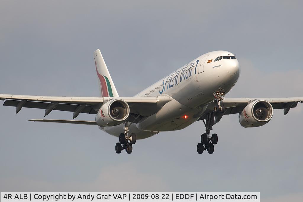 4R-ALB, 1999 Airbus A330-243 C/N 306, SriLankan A330-200