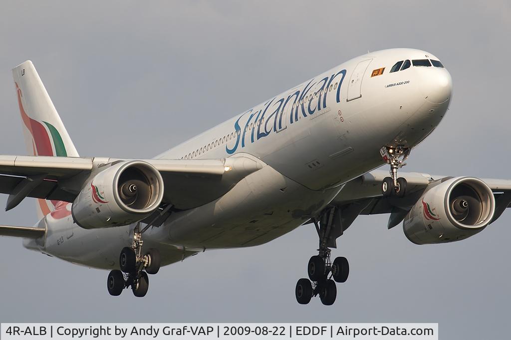 4R-ALB, 1999 Airbus A330-243 C/N 306, SriLankan A330-200