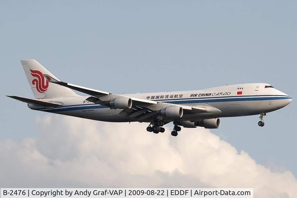 B-2476, 2006 Boeing 747-4FTF/SCD C/N 34240/1373, Air China 747-400
