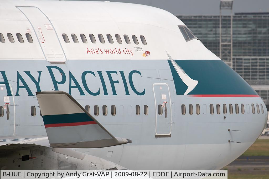B-HUE, 1993 Boeing 747-467 C/N 27117, Cathay Pacific 747-400