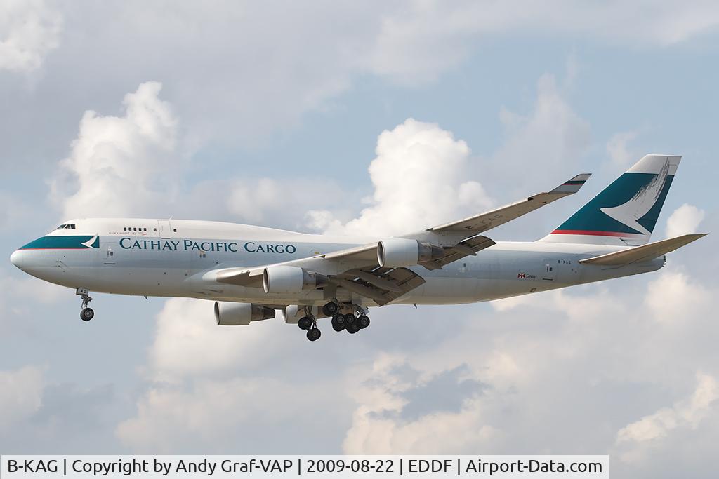 B-KAG, 2002 Boeing 747-412/BCF C/N 27067, Cathay Pacific 747-400