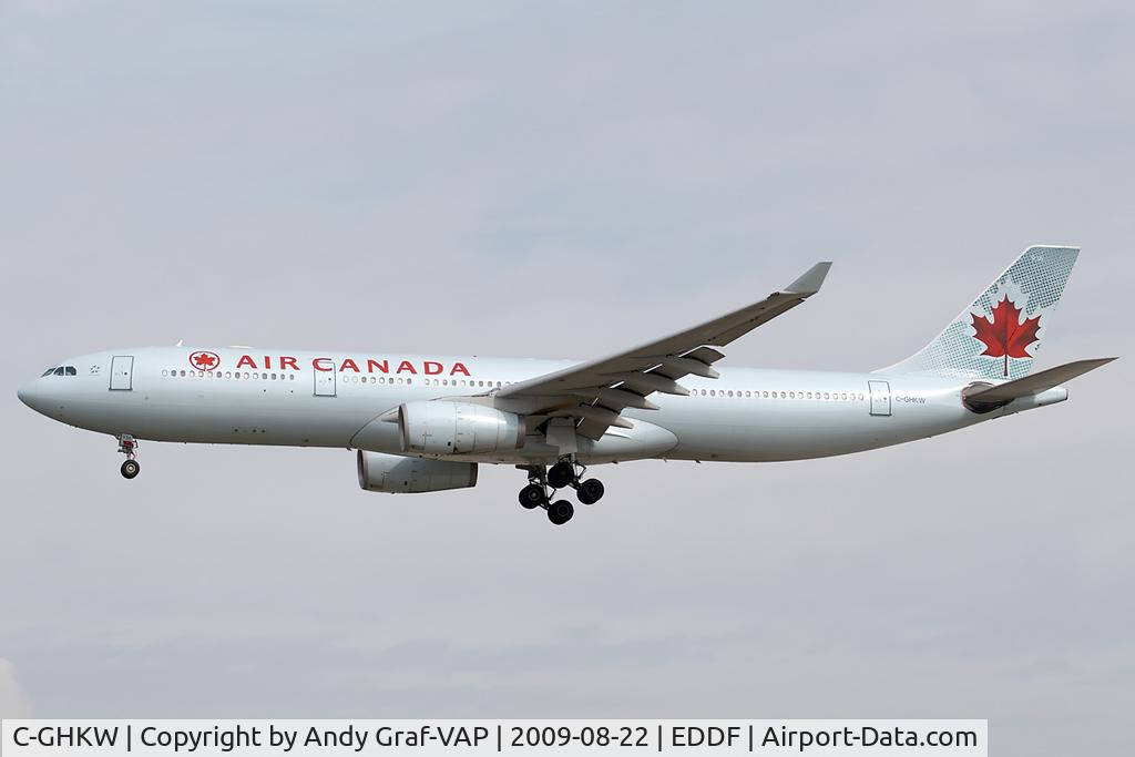 C-GHKW, 2001 Airbus A330-343 C/N 0408, Air Canada A330-300