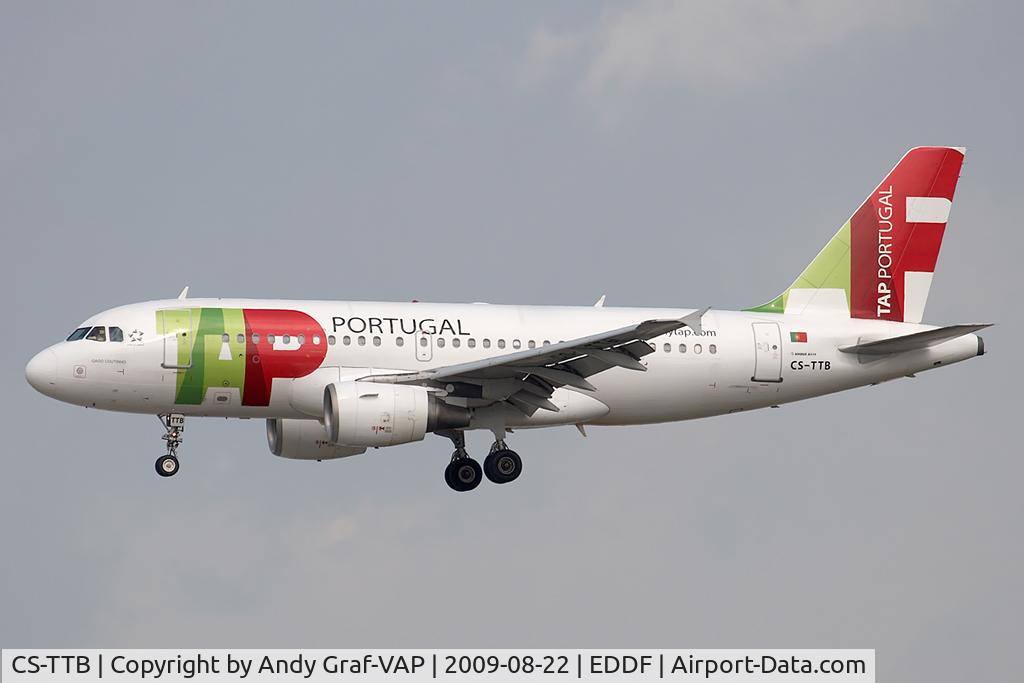 CS-TTB, 1997 Airbus A319-111 C/N 755, TAP A319
