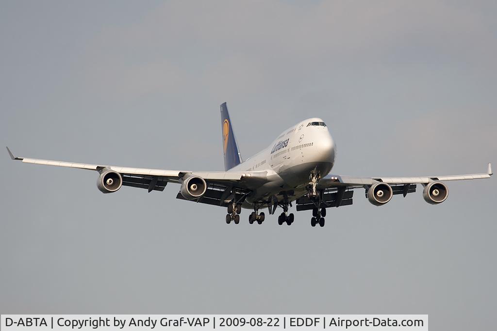 D-ABTA, 1989 Boeing 747-430M C/N 24285, Lufthansa 747-400