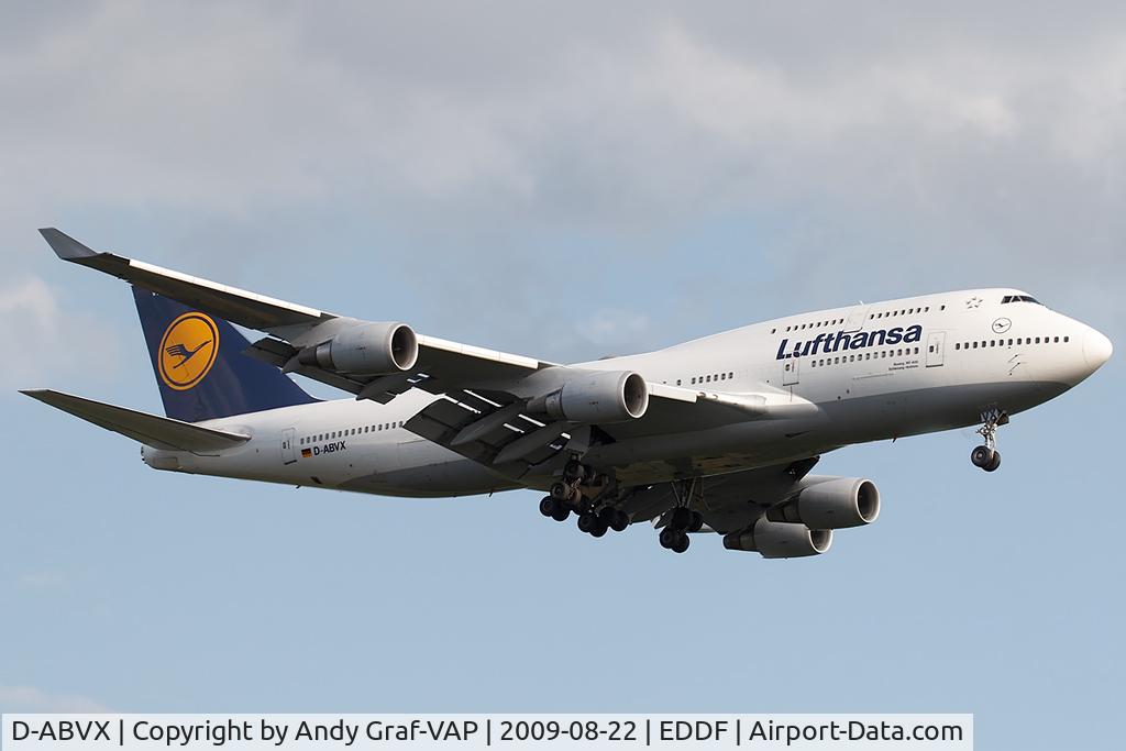 D-ABVX, 1999 Boeing 747-430 C/N 29868, Lufthansa 747-400