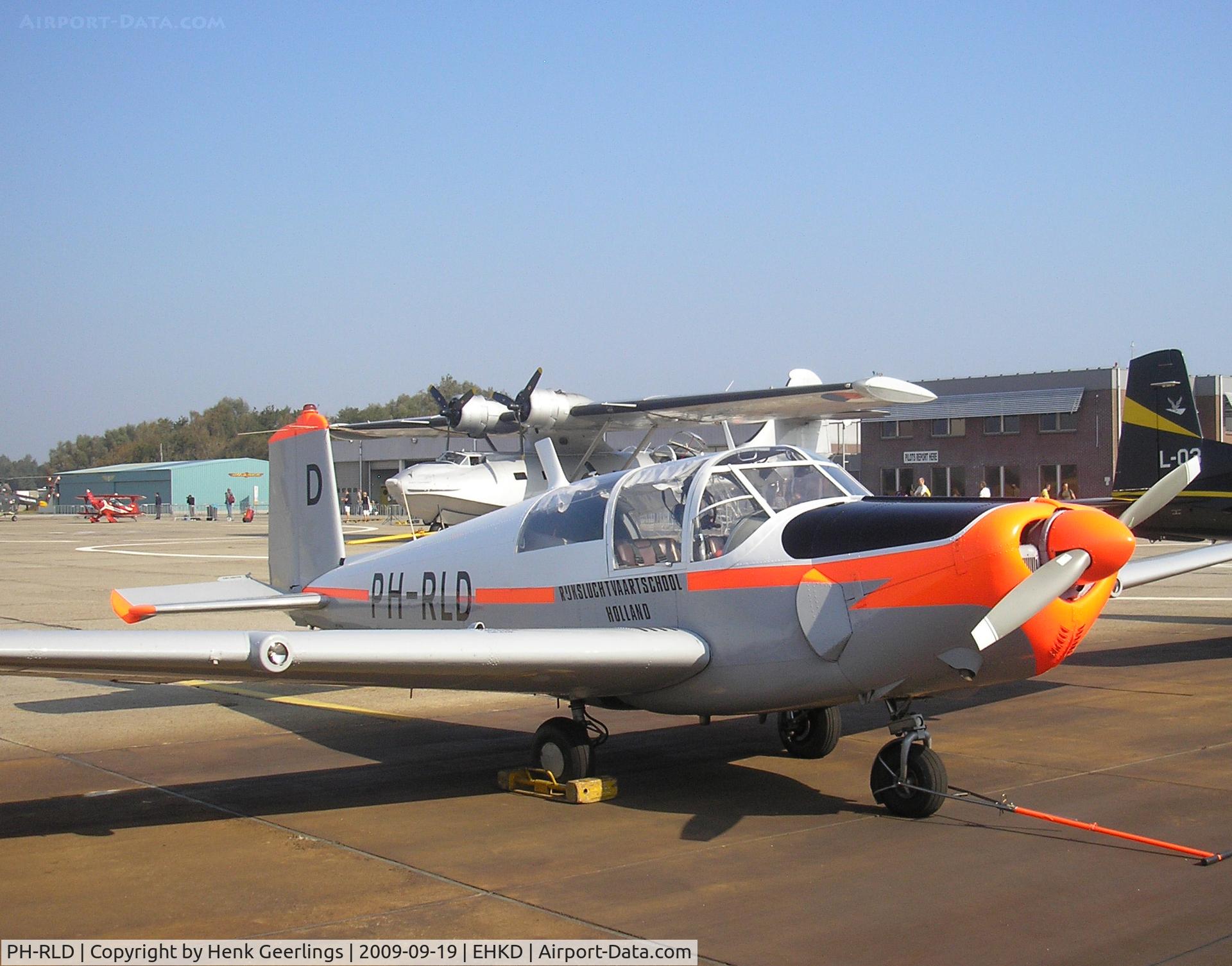 PH-RLD, 1959 Saab 91D Safir C/N 91-370, cs Rijksluchtvaartschool Holland ; Heldair Show Maritiem , Den Helder  19 sep 2009