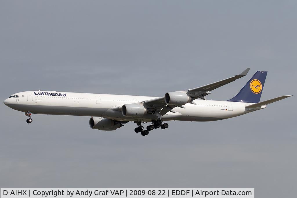 D-AIHX, 2009 Airbus A340-642 C/N 981, Lufthansa A340-600