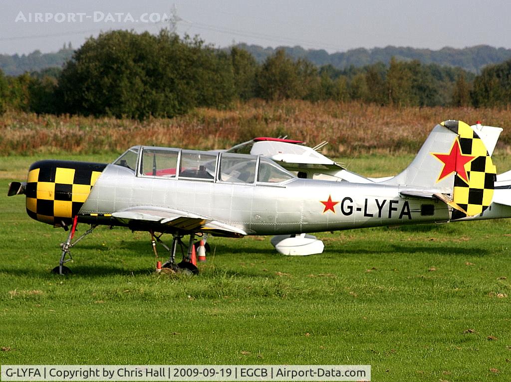 G-LYFA, 1982 Yakovlev Yak-52 C/N 822608, Barton Fly-in and Open Day