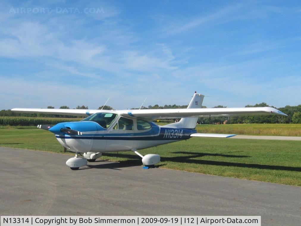 N13314, 1976 Cessna 177B Cardinal C/N 17702412, Gordon's ride at the EAA fly-in at Sidney, Ohio
