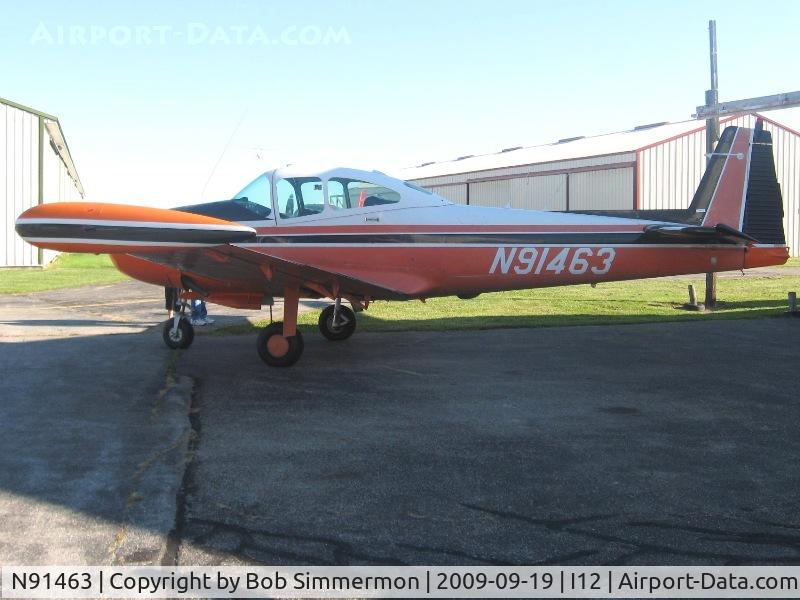 N91463, 1946 North American Navion C/N NAV-4-104, On the ramp at Sidney, Ohio during the EAA fly-in