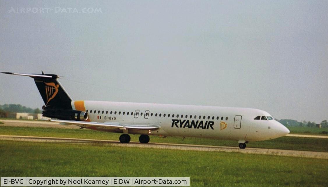 EI-BVG, 1977 BAC 111-525FT One-Eleven C/N BAC.255, BAC 1-11-525FT c/n 255 Leased to RYR 1992