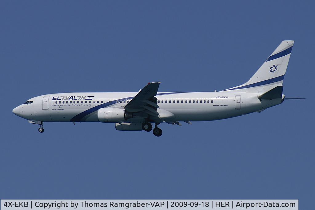 4X-EKB, 1999 Boeing 737-858 C/N 29958, El Al Israel Airlines Boeing 737-800