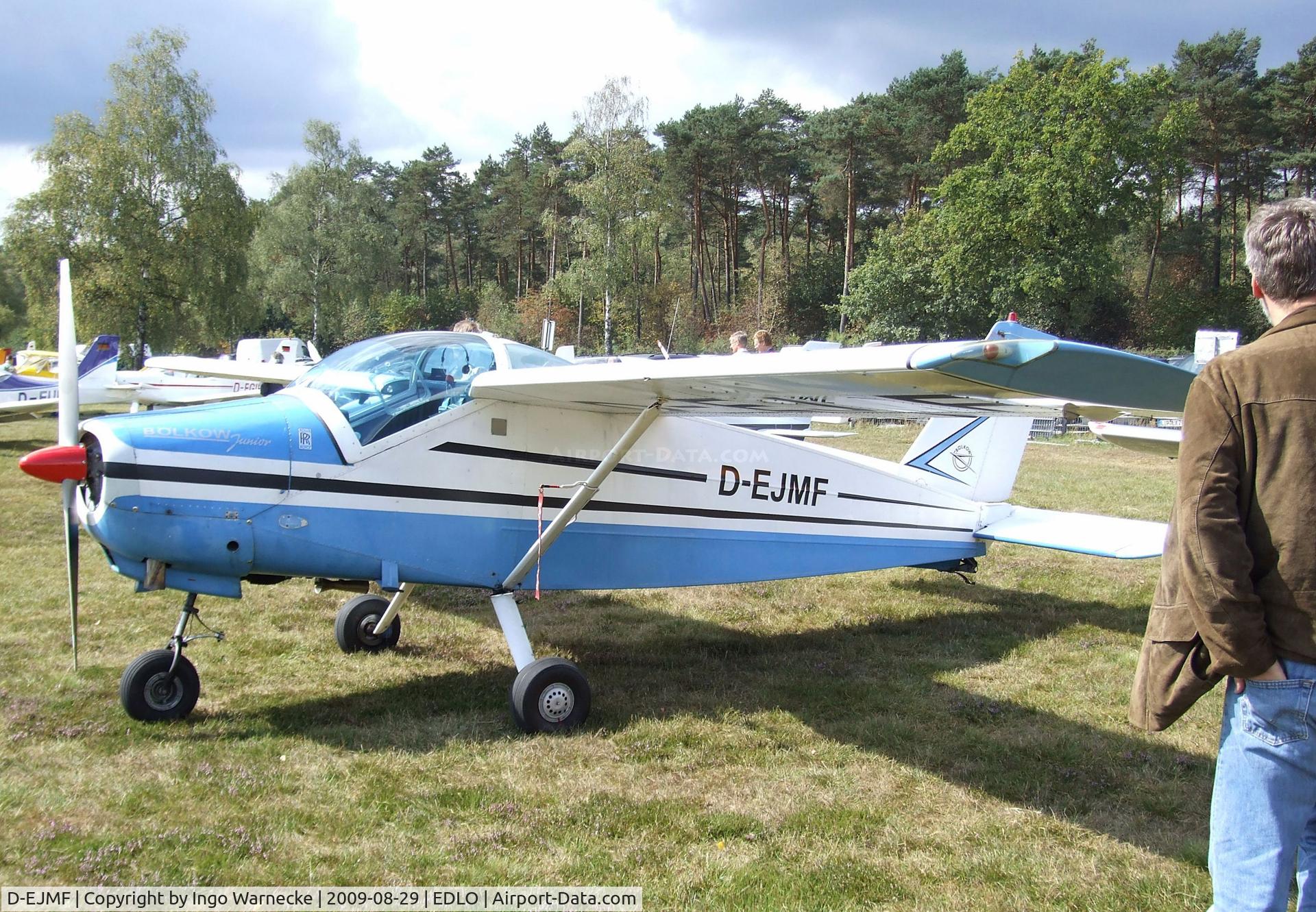 D-EJMF, 1967 Bolkow Bo-208C Junior C/N 656, Bölkow Bo 208C Junior at the 2009 OUV-Meeting at Oerlinghausen airfield