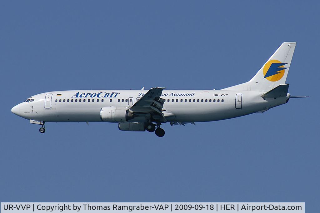 UR-VVP, 1993 Boeing 737-4Q8 C/N 26290/2482, AeroSvit Airlines Boeing 737-400