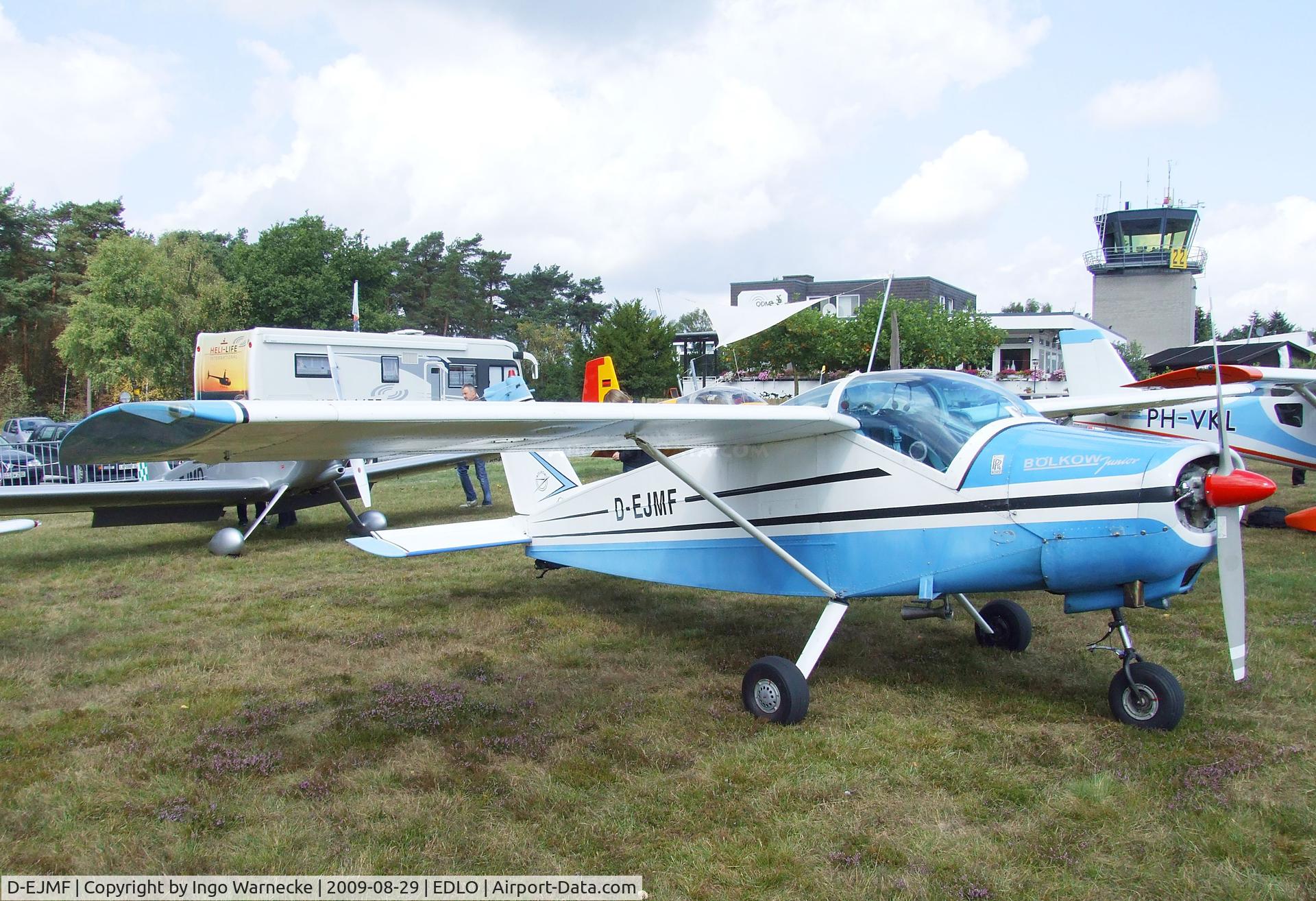 D-EJMF, 1967 Bolkow Bo-208C Junior C/N 656, Bölkow Bo 208C Junior at the 2009 OUV-Meeting at Oerlinghausen airfield