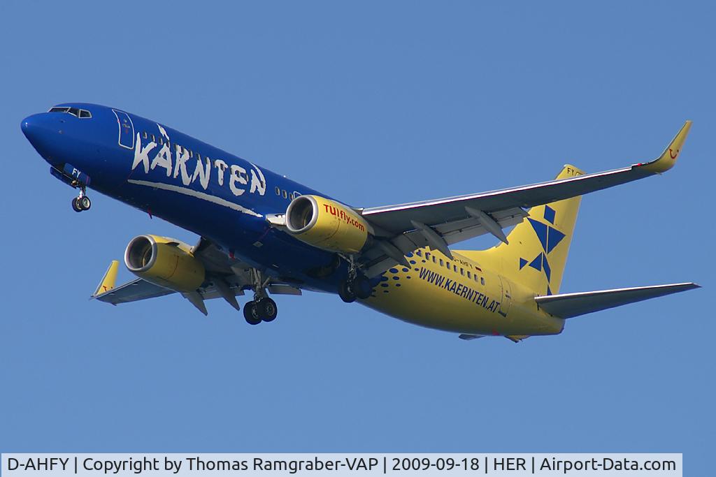 D-AHFY, 2001 Boeing 737-8K5 C/N 30417, TUIfly Boeing 737-800