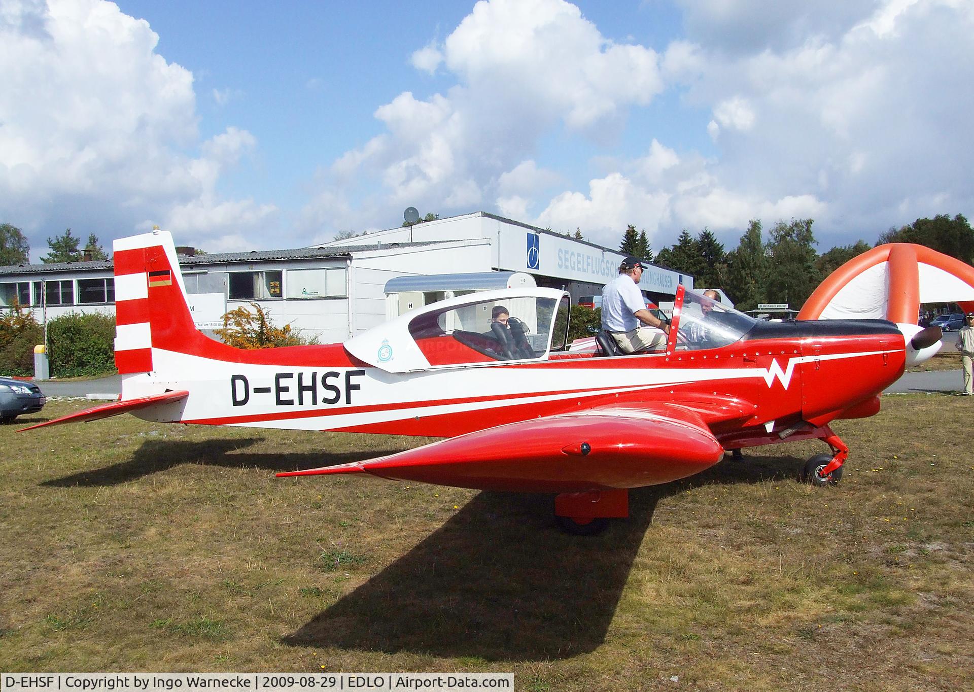 D-EHSF, Wassmer WA-40 Super IV C/N 25, Wassmer WA-40 Super IV at the 2009 OUV-Meeting at Oerlinghausen airfield
