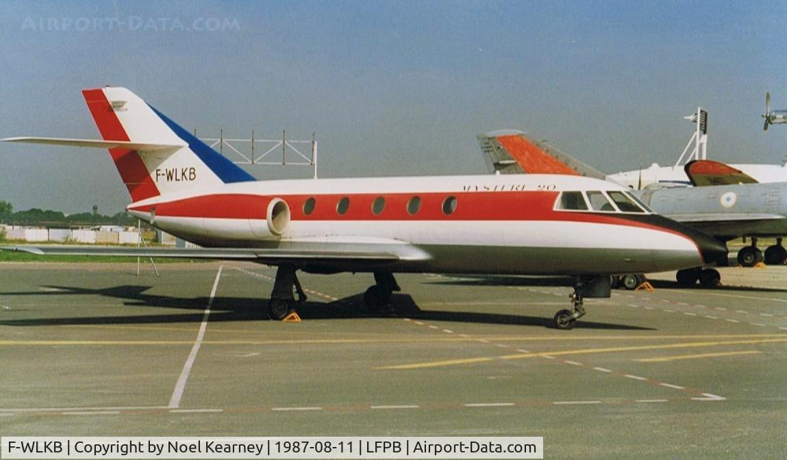 F-WLKB, 1963 Dassault Mystère (Falcon) 20 C/N 01, Prototype MY20 - at the 'Musee De L'Air', Le Bourget.