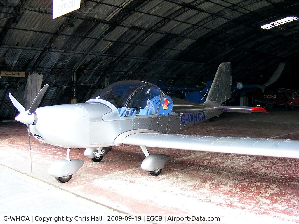 G-WHOA, 2002 Aerotechnik EV-97 Eurostar C/N PFA 315-13967, Barton Fly-in and Open Day