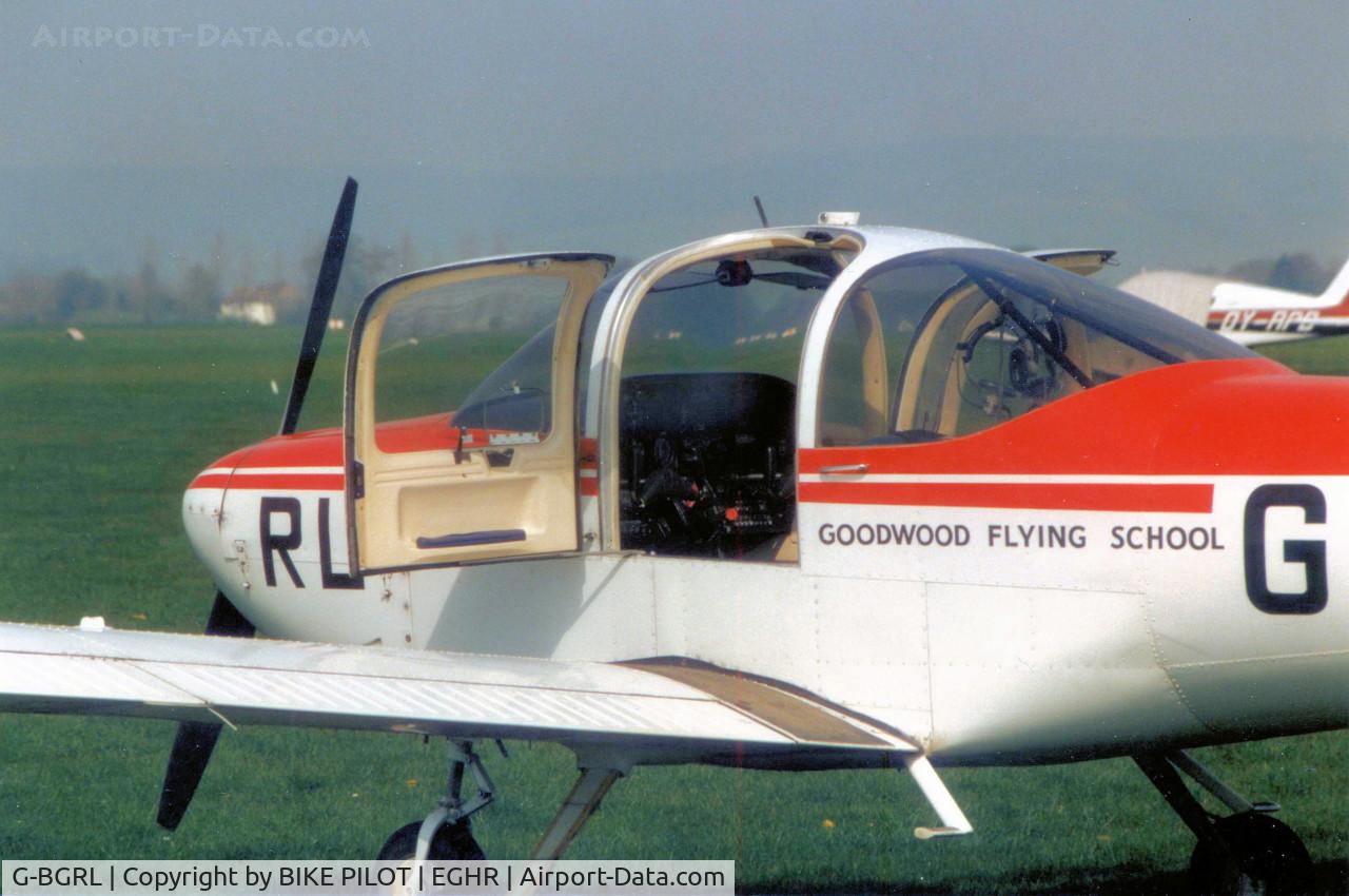 G-BGRL, 1979 Piper PA-38-112 Tomahawk Tomahawk C/N 38-79A0917, 1990. I BELEIVE GOODWOOD FLYING SCHOOL HAD SOME OF THE FIRST TOMAHAWK'S IN THE UK
