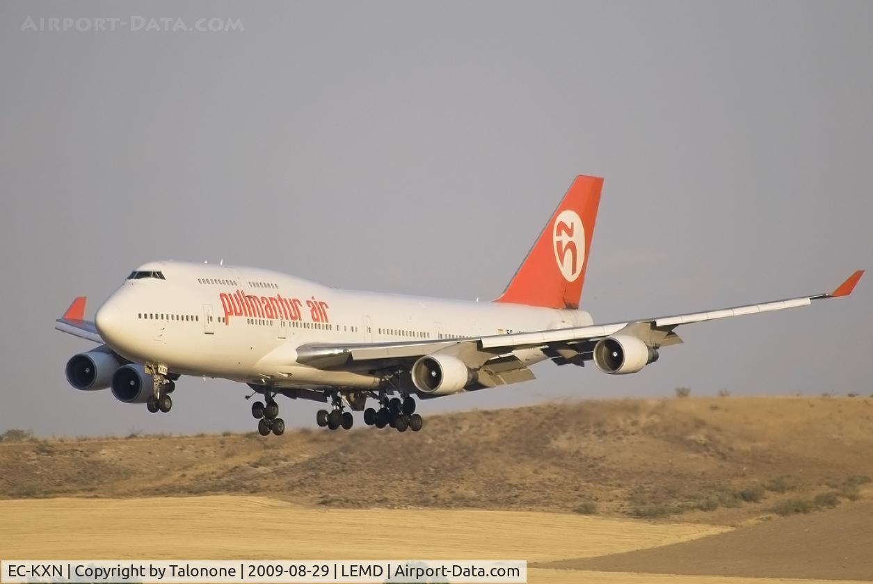 EC-KXN, 1994 Boeing 747-4H6 C/N 25703, B747-400 Pullmantur Air