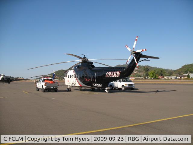 C-FCLM, 1972 Sikorsky S-61N C/N 61492, Fighting Fires In Oregon