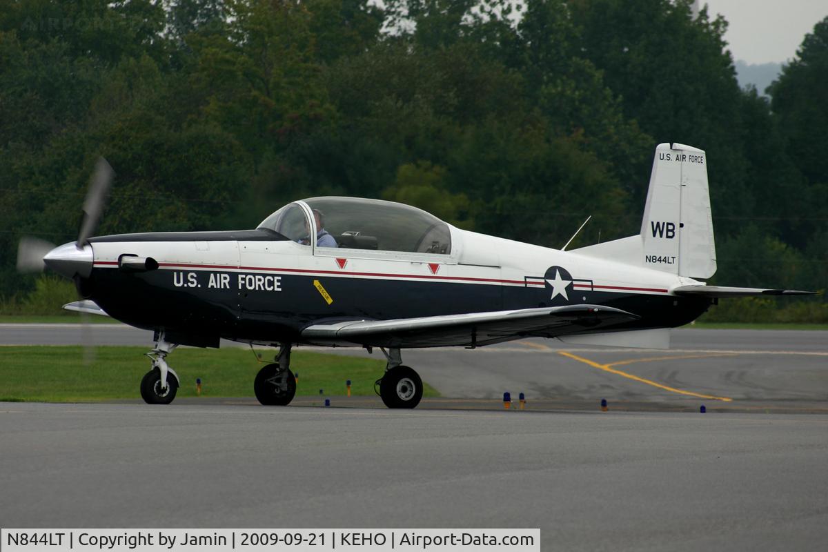 N844LT, 1958 Pilatus P3-05 C/N 482-31, A heavily modified aircraft, for sure.  My guess is a Walter M601 for an engine.