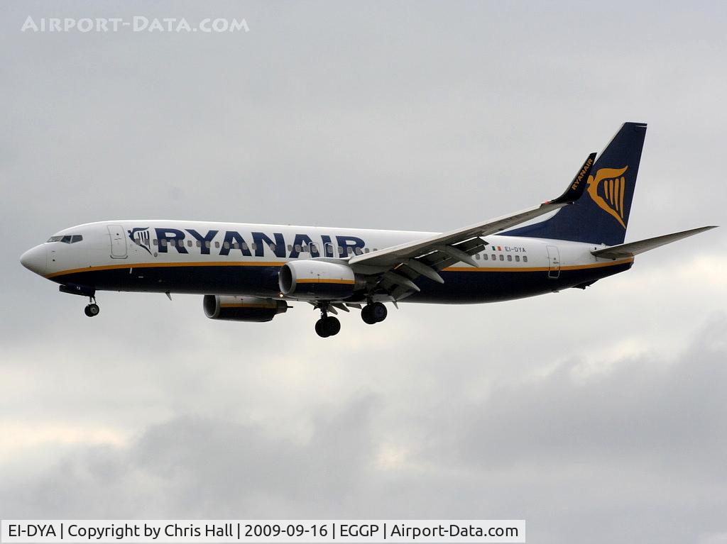 EI-DYA, 2008 Boeing 737-8AS C/N 33631, Ryanair