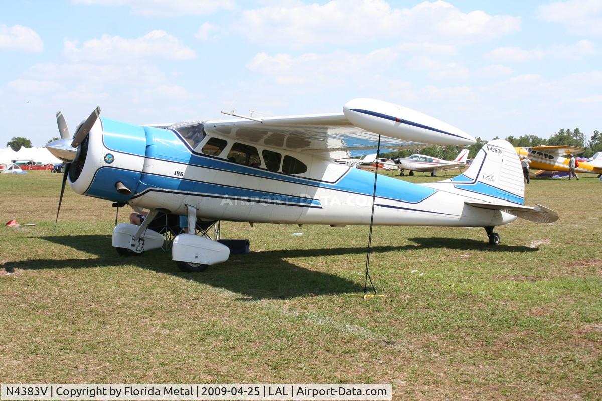 N4383V, 1949 Cessna 195 C/N 7305, Cessna 195