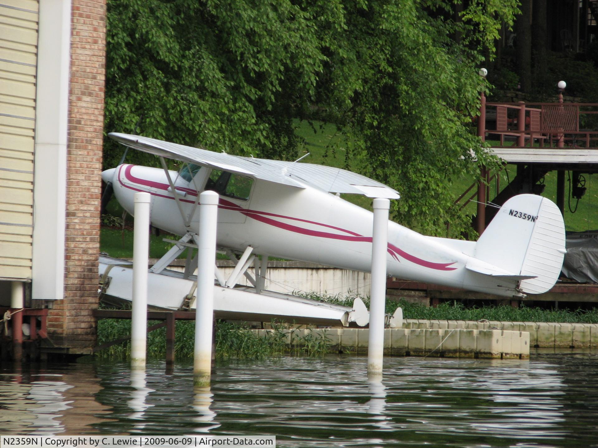 N2359N, 1947 Cessna 120 C/N 12608, Lake Wilson, Muscule Shoals, AL