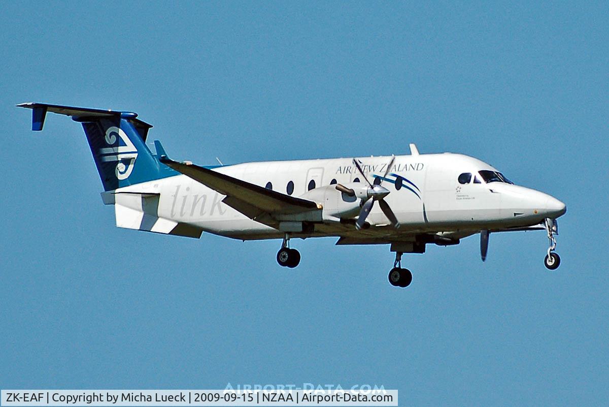 ZK-EAF, 2001 Raytheon 1900D C/N UE-429, At Auckland