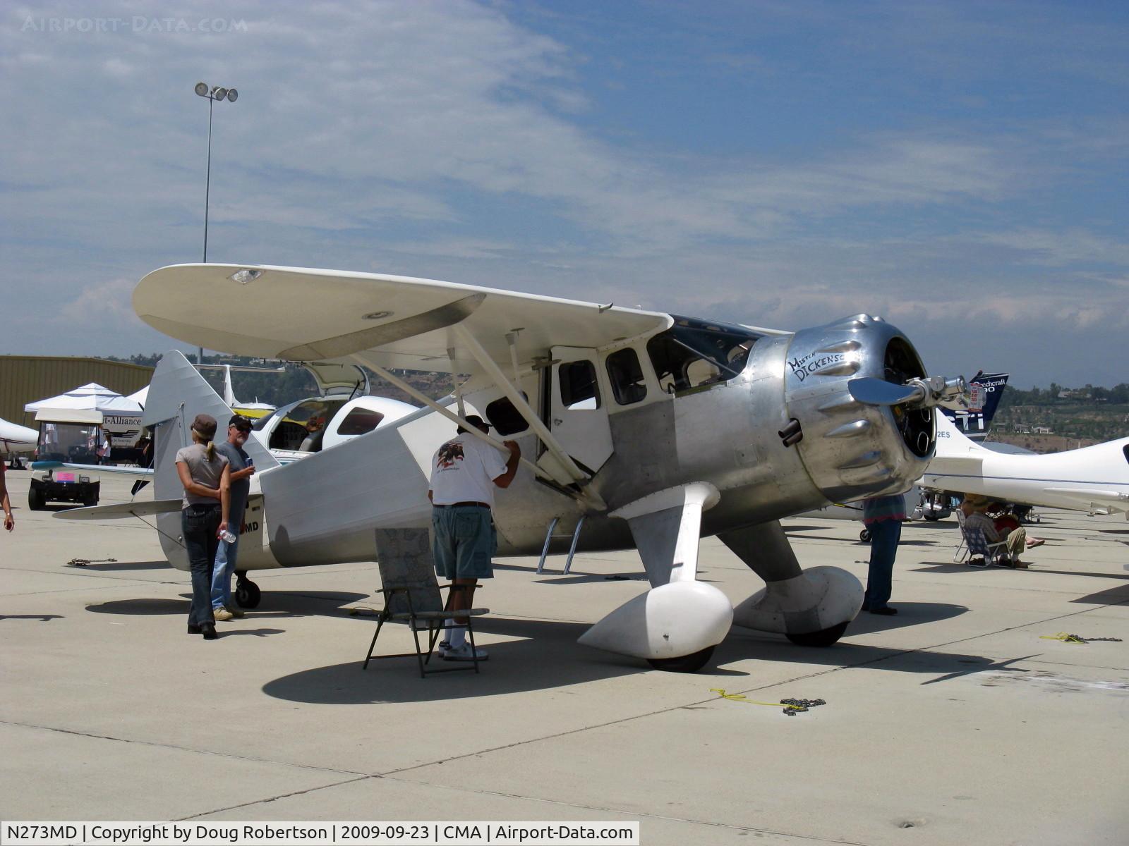 N273MD, 2008 Dickenson Howard DGA-21 (Replicate) C/N 001, 2008 Dickenson HOWARD DGA-21 'Mr. Dickenson', P&W R-1340-57 Wasp 600 Hp, stunning achievement!