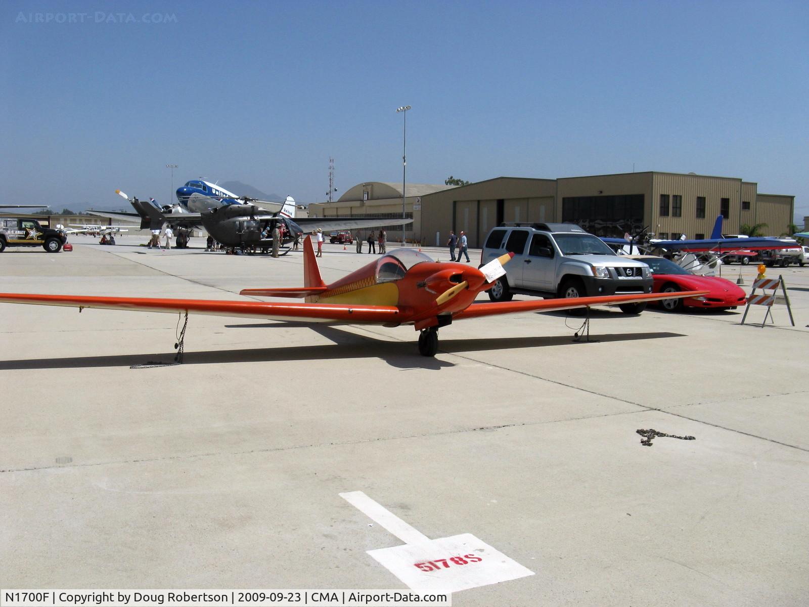 N1700F, 1967 Sportavia-Putzer Fournier RF-4D C/N 4054, 1967 Sportavia-Putzer FOURNIER R.F.4.D motor-glider, Rectimo (VW) 4AR 1200 modified to 1,400 c.c. 40 Hp, Experimental class