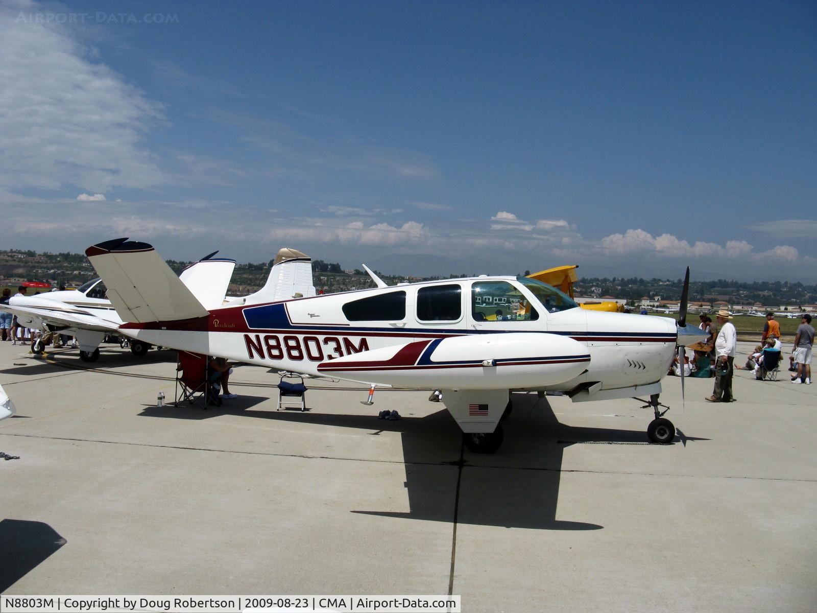 N8803M, 1964 Beech S35 Bonanza C/N D-7328, 1964 Beech S35 BONANZA, Continental IO-520-B 285 Hp, tip tanks