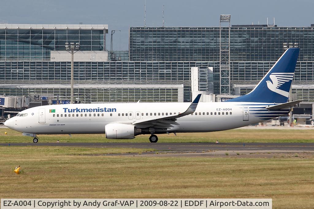 EZ-A004, 2007 Boeing 737-82K C/N 36088, Turkmenistan 737-800