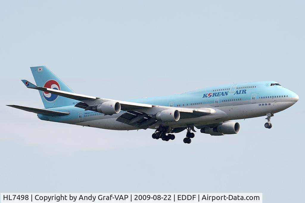 HL7498, 1996 Boeing 747-4B5 C/N 26402, Korean Air 747-400