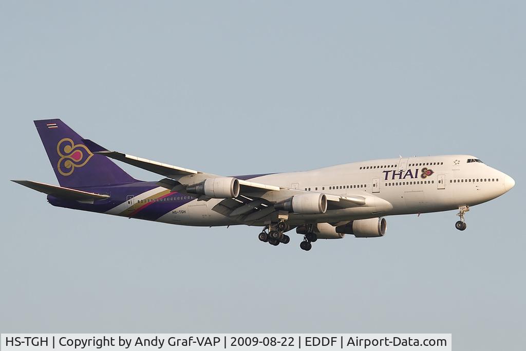 HS-TGH, 1989 Boeing 747-4D7 C/N 24458, Thai International 747-400