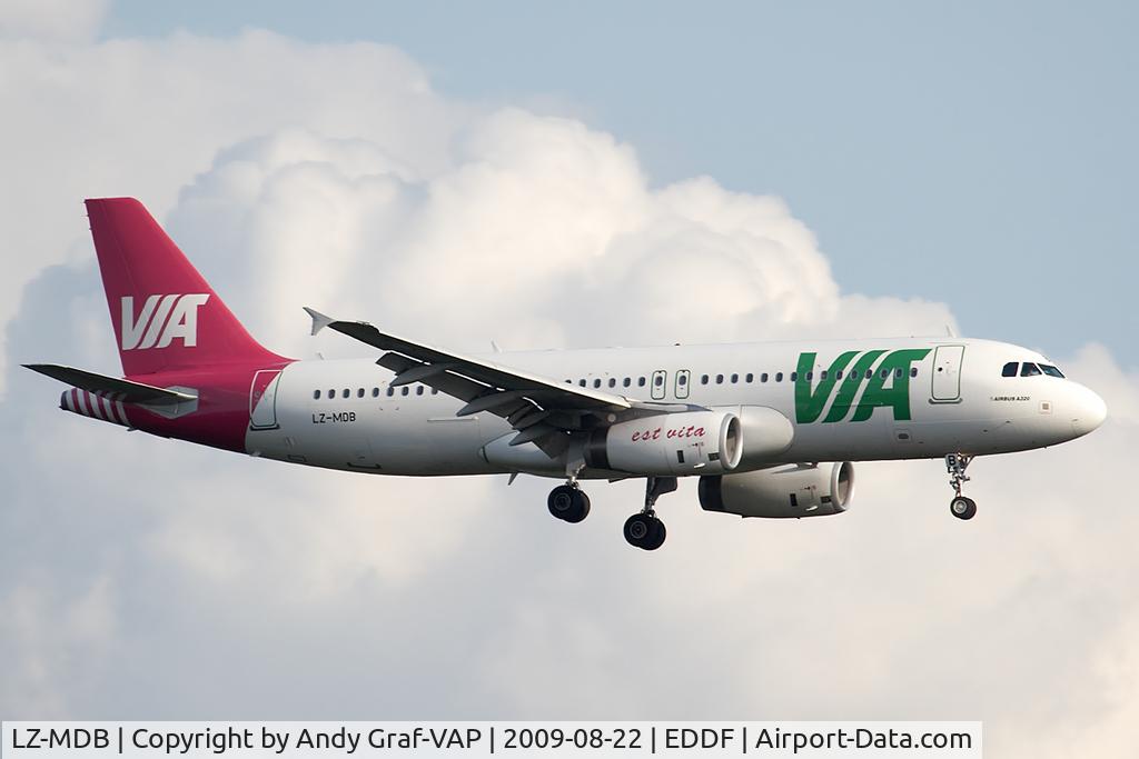 LZ-MDB, 2007 Airbus A320-214 C/N 3125, Air Via A320