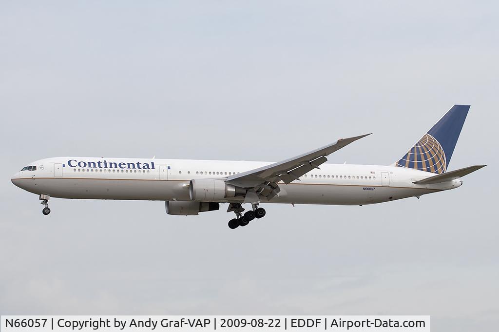 N66057, 2002 Boeing 767-424/ER C/N 29452, Continental Airlines 767-400